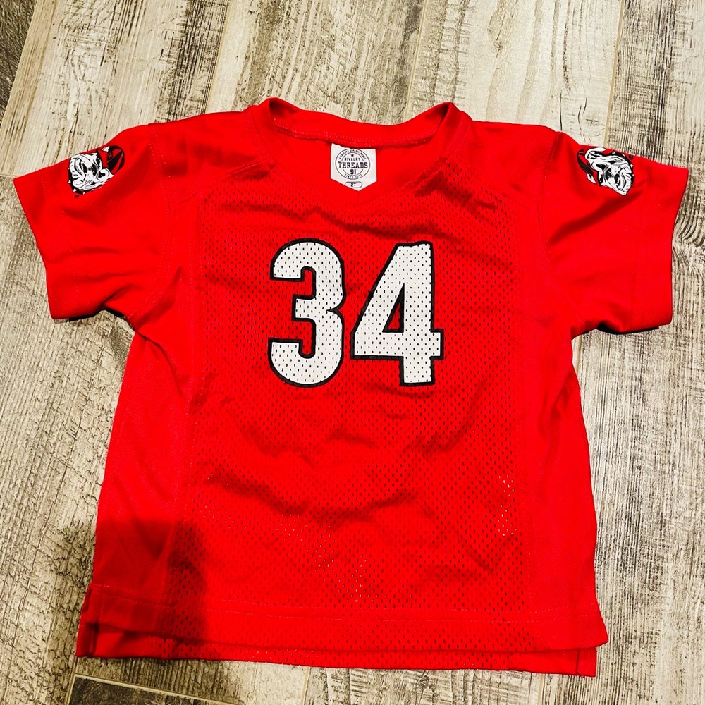 UGA red jersey - Sz 2T